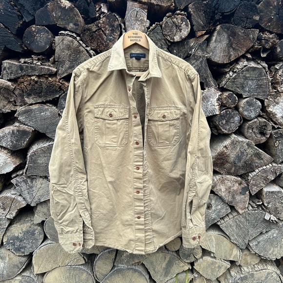 Banana Republic Other - Banana Republic Tan Button-Up Shirt